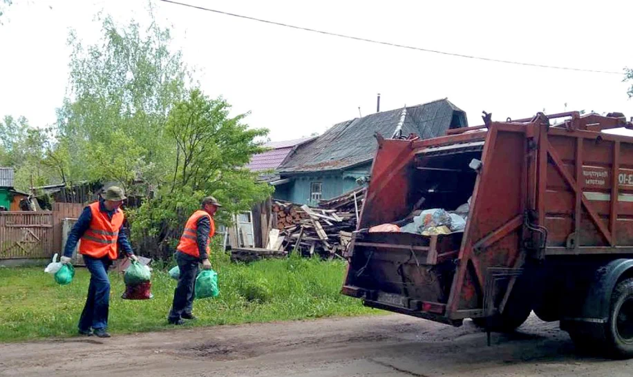 Вывоз мусора из частного дома в Ухте в октябре