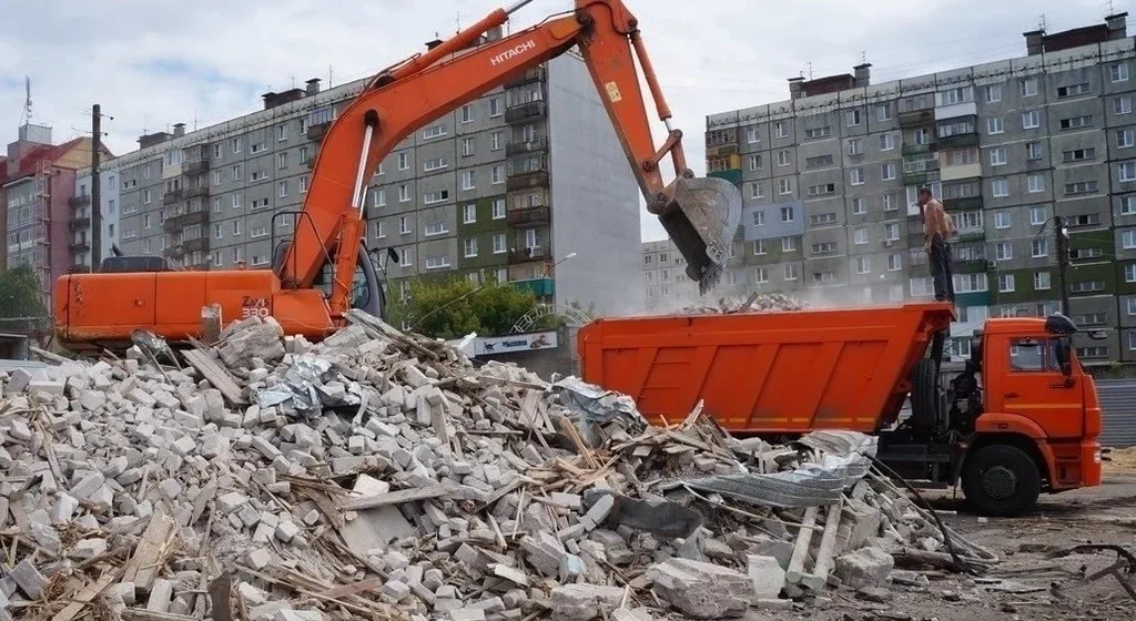 Профессиональный вывоз строительного мусора в Ухте в октябре